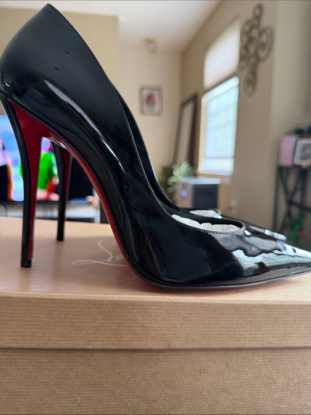 Miss Z Black Patent Louboutin